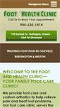 Mobile Screenshot of footandhealthclinic.com